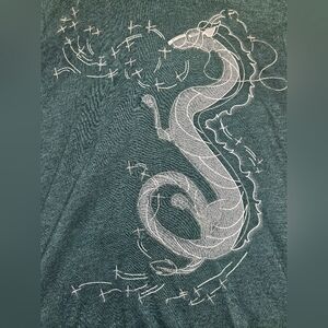 Her Universe Studio Ghibli Spirited Away Haku Girls Teal Hoodie